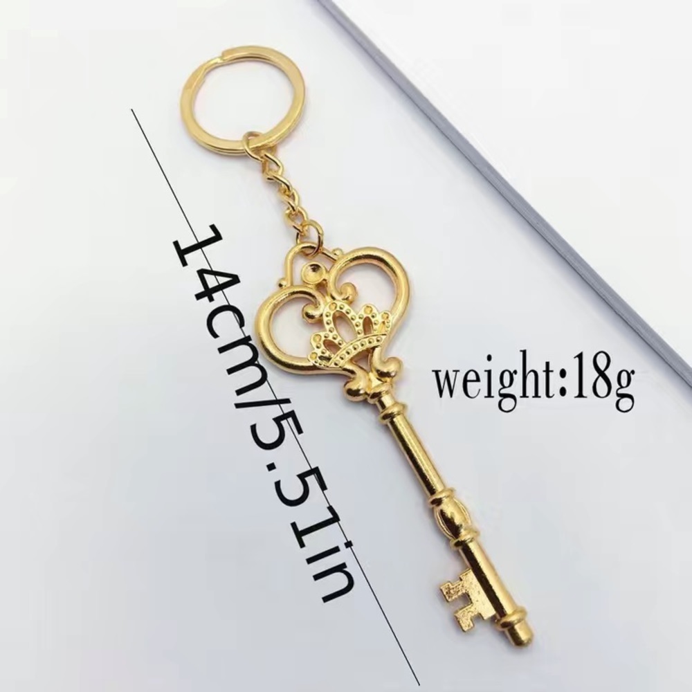 🌸 Antique Skeleton Key Keychain - Picture 2 of 3